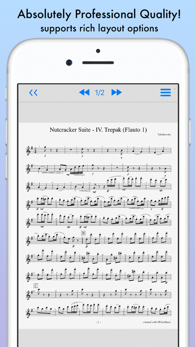 iWriteMusic SE screenshot 3