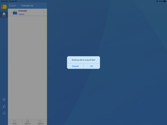 iZip –  Zip Unzip Unrar screenshot 9