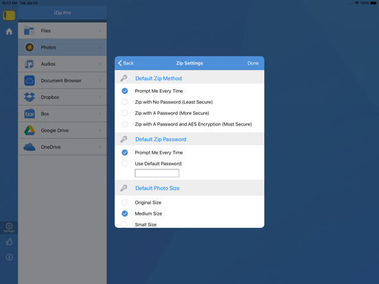 iZip –  Zip Unzip Unrar screenshot 4