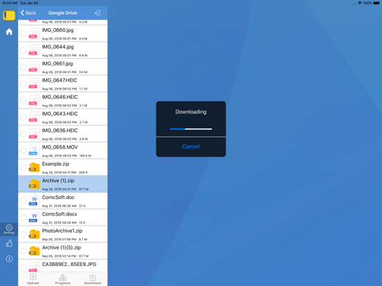 iZip –  Zip Unzip Unrar screenshot 1