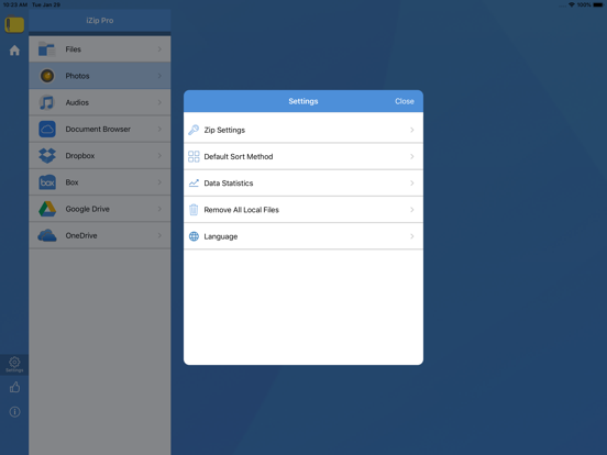 iZip –  Zip Unzip Unrar screenshot 5