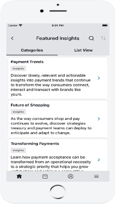 J.P. Morgan Payments Insights screenshot 2