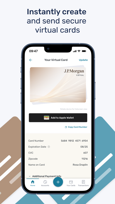J.P. Morgan Virtual Card screenshot 4