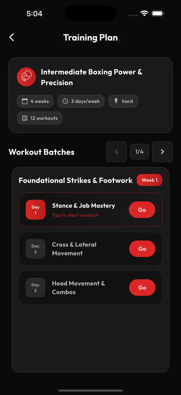JAB AI - Martial Arts Coach screenshot 1
