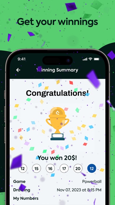 Jackpot Lottery App screenshot 2