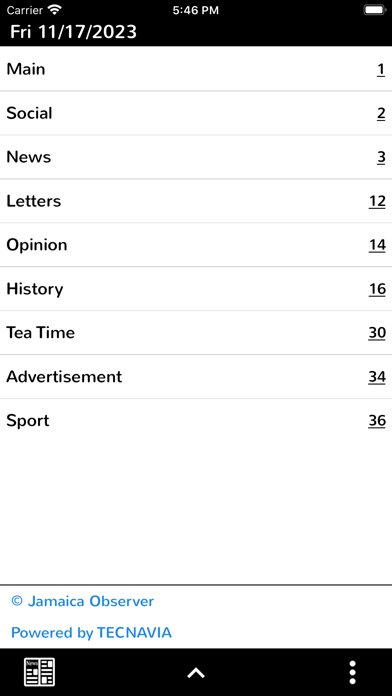 Jamaica Observer screenshot 1