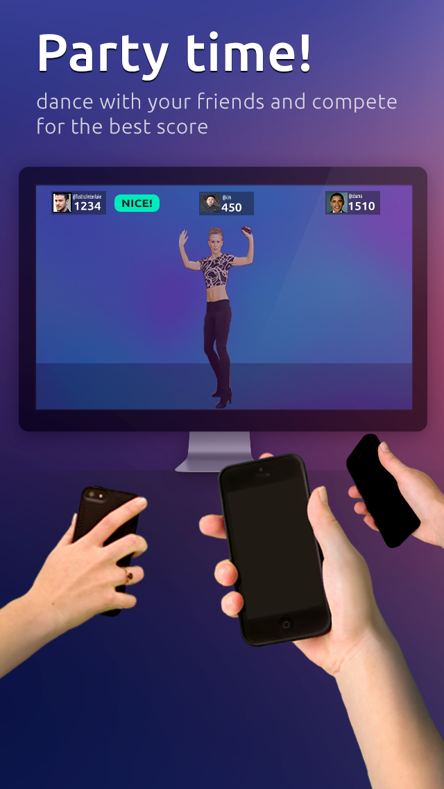 Jamo = Dance games from Wii. Now just dance with iPhone on the go. Not affiliated with Zumba fitness. screenshot 3