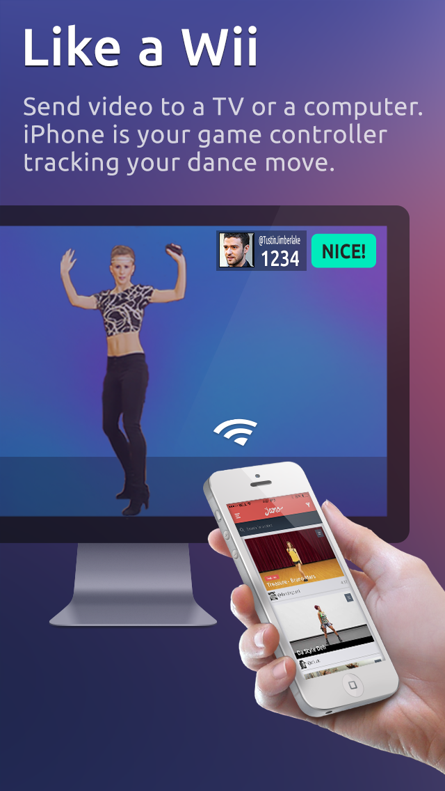 Jamo = Dance games from Wii. Now just dance with iPhone on the go. Not affiliated with Zumba fitness. screenshot 4