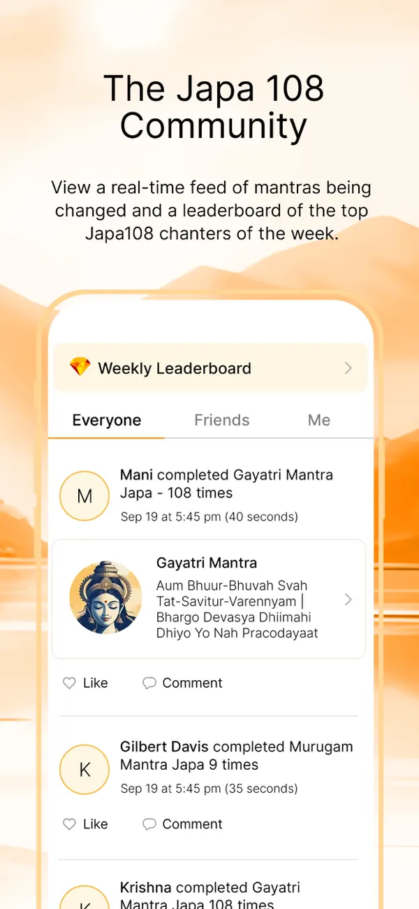 Japa 108 - Counter & Tracker screenshot 1