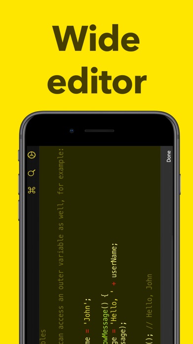 JavaScript Coding Editor IDE screenshot 3
