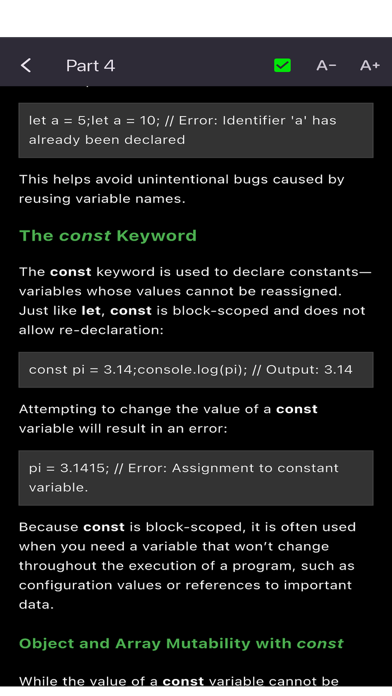 JavaScript for Beginners 2024 screenshot 3
