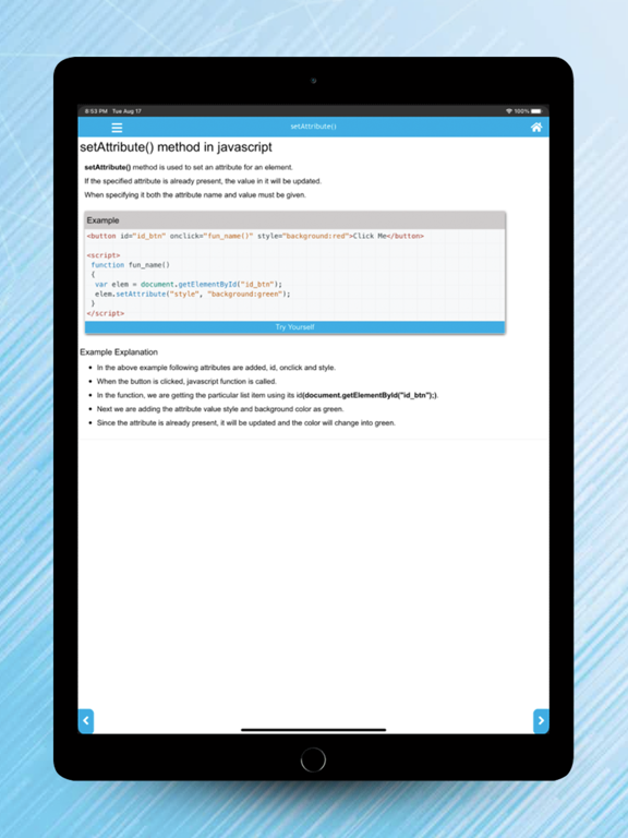 Javascript learn screenshot 3
