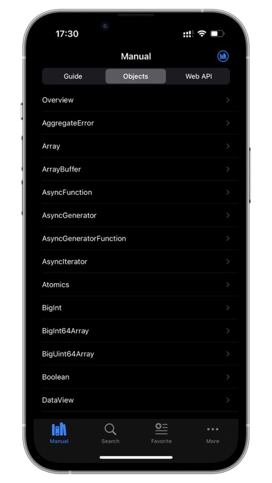 JavaScript Manual screenshot 1