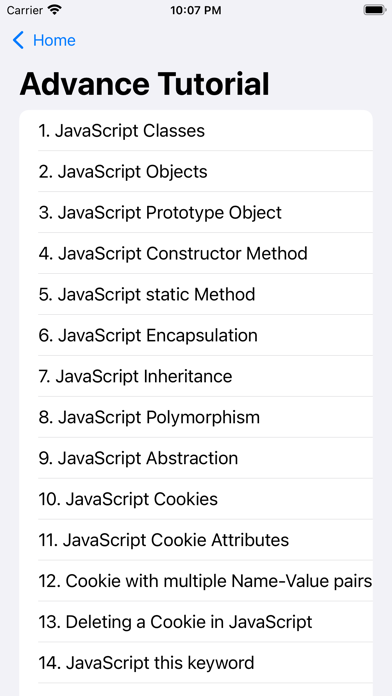 JavaScript Tutorial screenshot 4