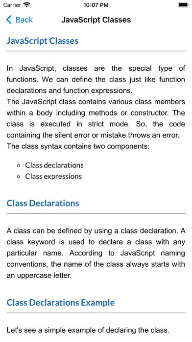 JavaScript Tutorial screenshot 2
