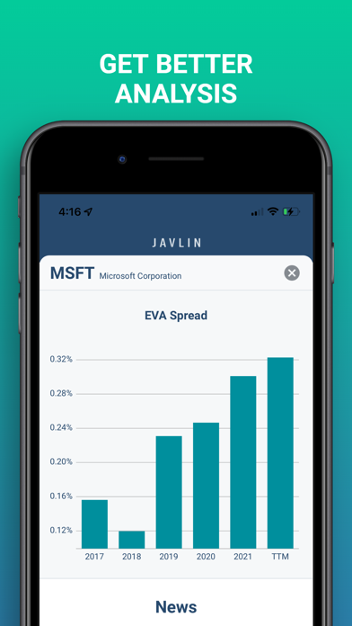 JAVLIN Invest: Investment Tool screenshot 1
