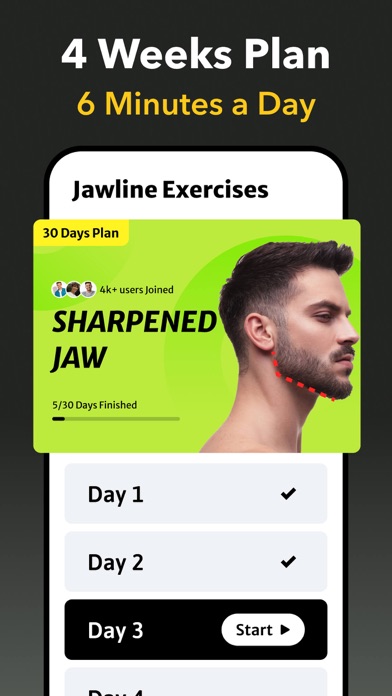 Jawline Exercises, MewingCoach screenshot 2