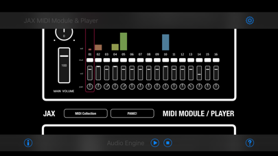JAX MIDI ModulePlayer screenshot 1