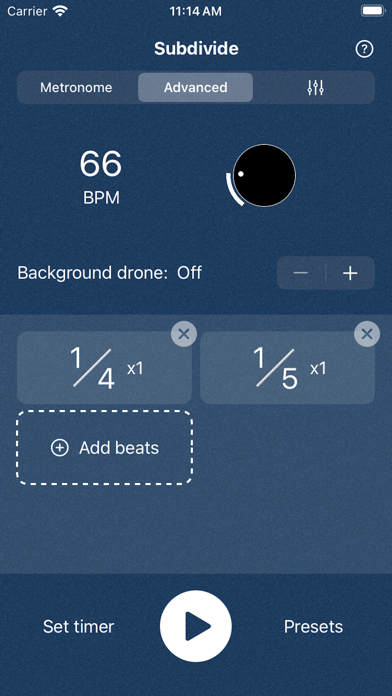 JB Timing Trainer screenshot 2