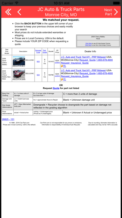 JC Auto & Truck Parts - Monroe City, MO screenshot 1