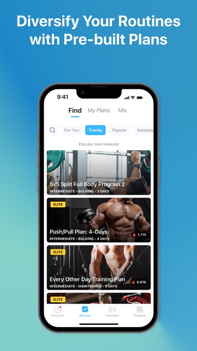 JEFIT Workout Plan Gym Tracker screenshot 3