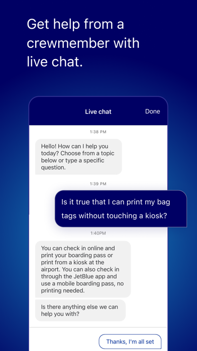 JetBlue - Book & manage trips screenshot 4