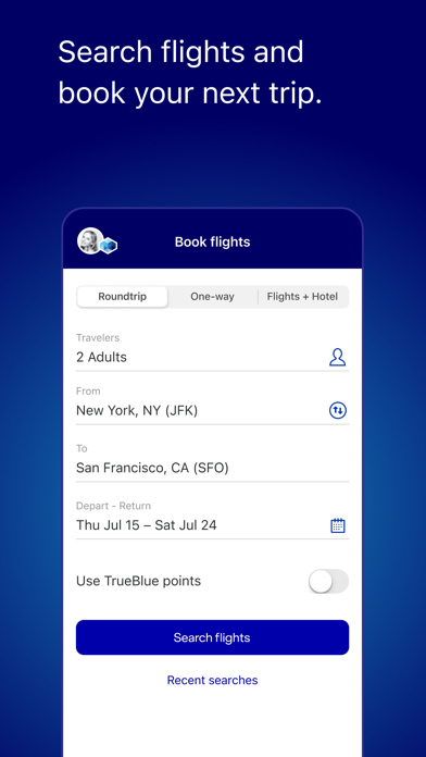 JetBlue - Book & manage trips screenshot 6