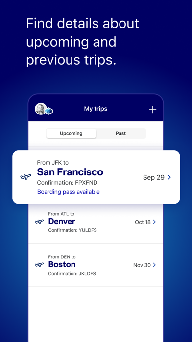 JetBlue - Book & manage trips screenshot 7