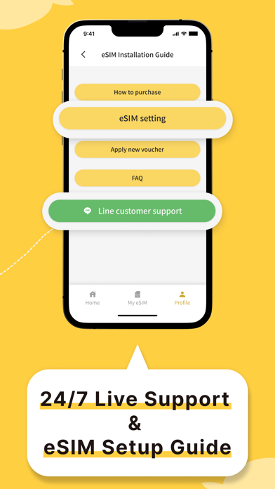 JetFi mobile: Global eSIM Data screenshot 1