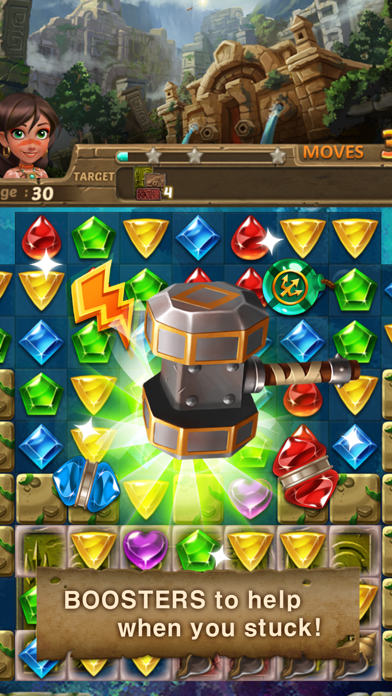 Jewels Atlantis: Puzzle game screenshot 3