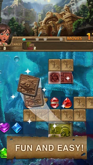 Jewels Atlantis: Puzzle game screenshot 4