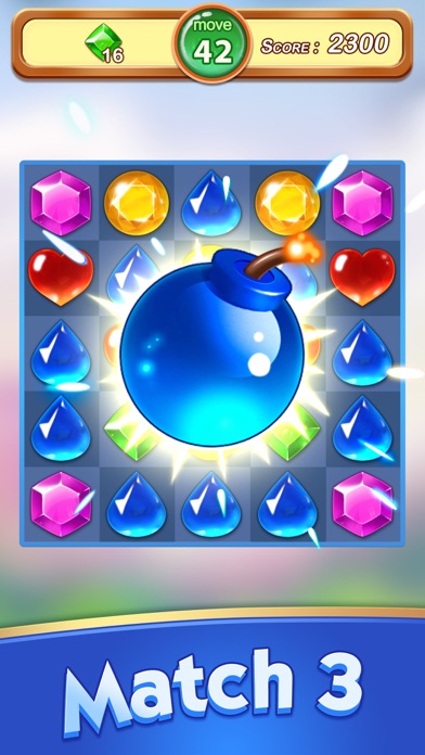 Jewels & Gems - Match 3 Games screenshot 4