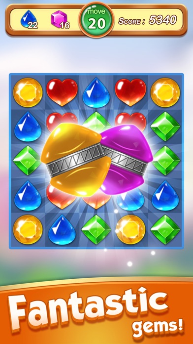 Jewels & Gems - Match 3 Games screenshot 2