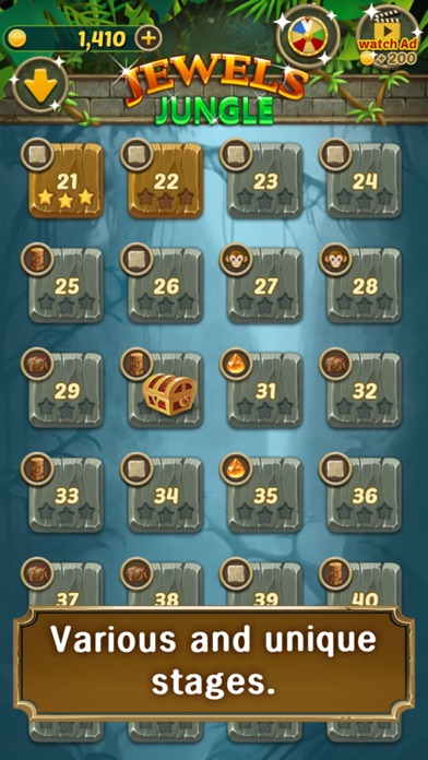 Jewels Jungle : Match 3 Puzzle screenshot 3