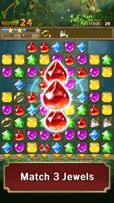 Jewels Jungle : Match 3 Puzzle screenshot 4
