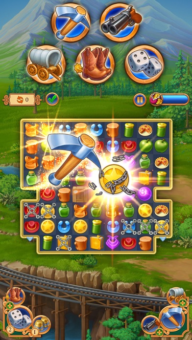 Jewels of the Wild West: Match screenshot 4