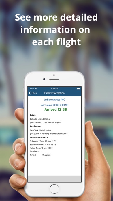 JFK Airport Flight Information screenshot 2