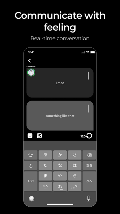 Jiffcy - call-like texting app screenshot 2