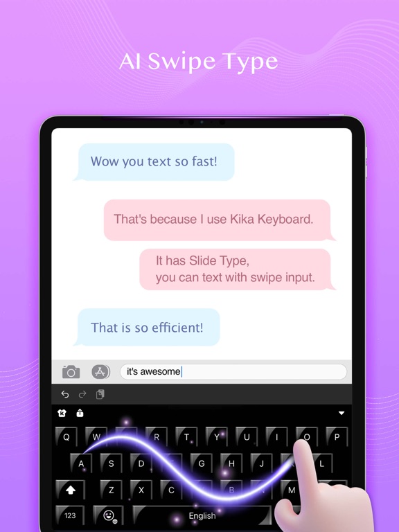 Jigsaw Keyboard-win Kika Theme screenshot 1