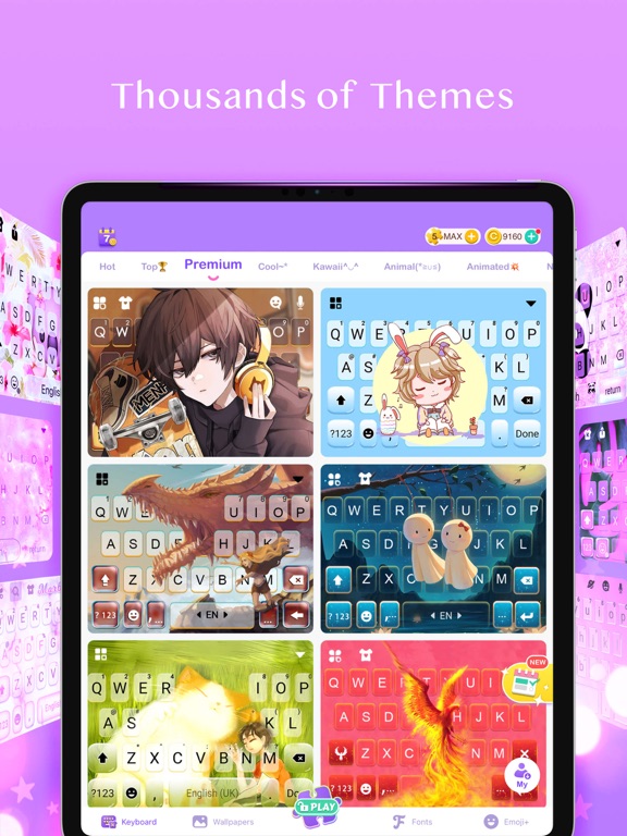 Jigsaw Keyboard-win Kika Theme screenshot 9