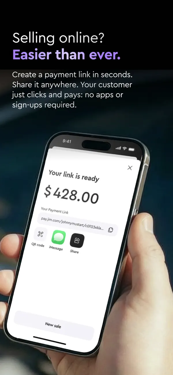 JIM: Tap to Pay & Payment Link screenshot 2