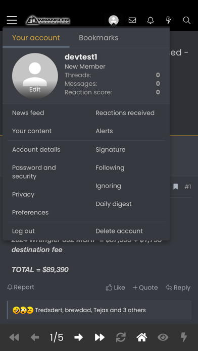 JL Wrangler Forums screenshot 3