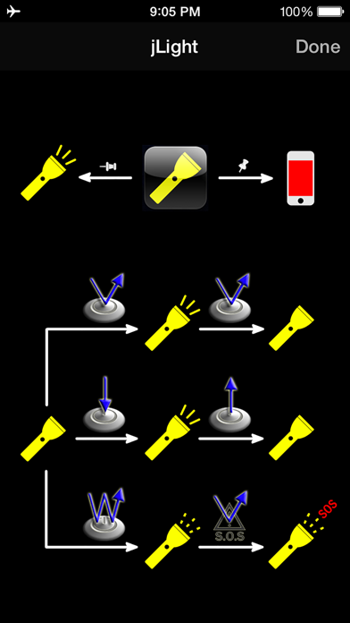 jLight - Flashlight for iPhone screenshot 1