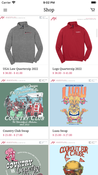 JNJ Apparel screenshot 2