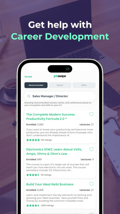 JobSwipe - Get a Better Job screenshot 1