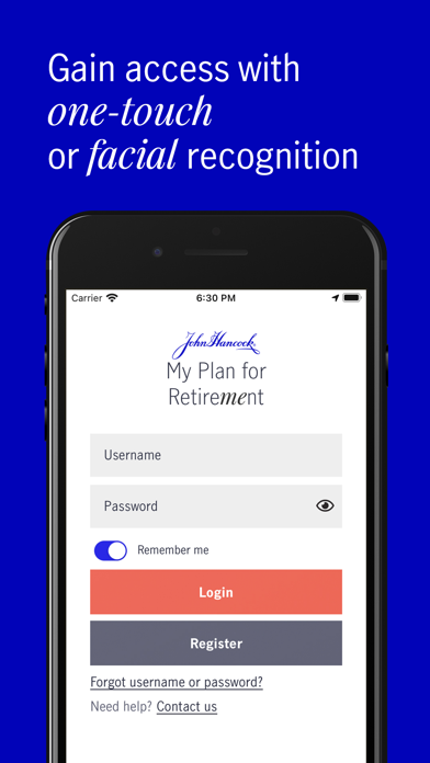 John Hancock Retirement screenshot 1