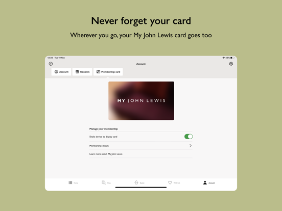 John Lewis & Partners screenshot 5