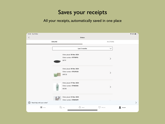 John Lewis & Partners screenshot 2