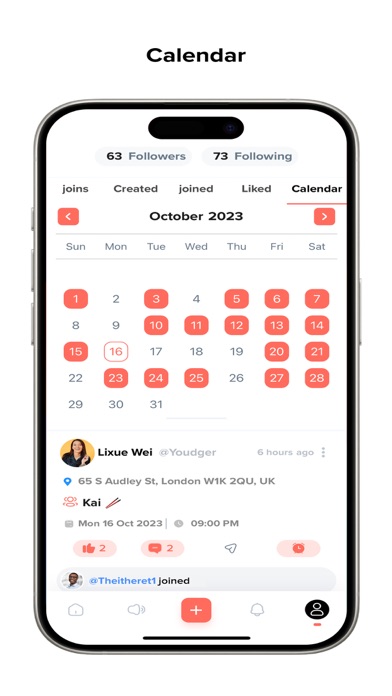join -social, activity, events screenshot 3