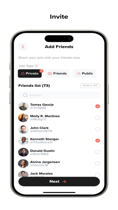 join -social, activity, events screenshot 2